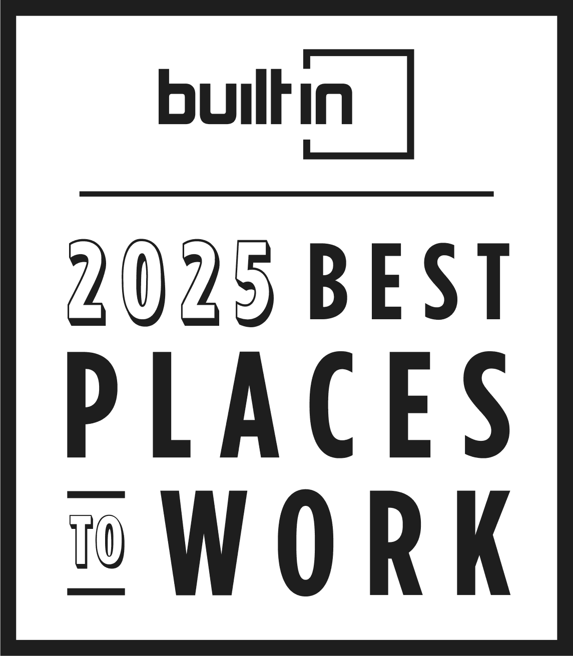 Built In 2025 Best Places to Work